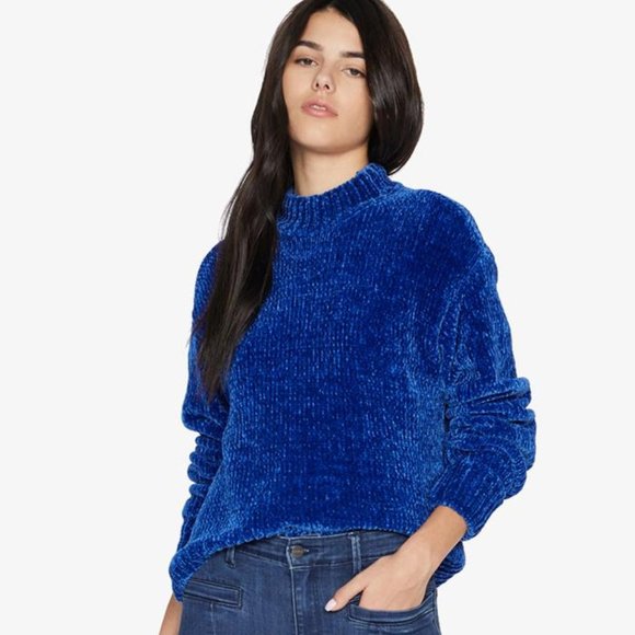 sanctuary chenille mock neck sweater